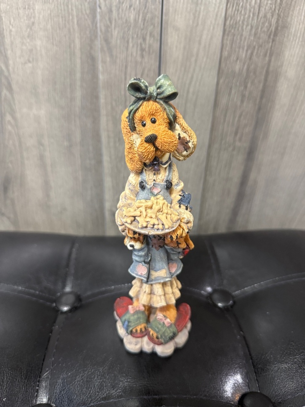 Boyds Bears Betty Cocker Dog Cocker Spaniel Baker Figurine Folkstone Collection
